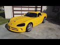 2006 Yellow Dodge Viper SRT 10 Walkaround And Start Up Revs