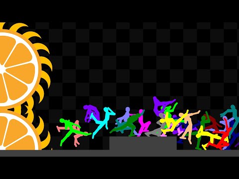 Escape from the Crusher -  AI Human Survival Race in Unity