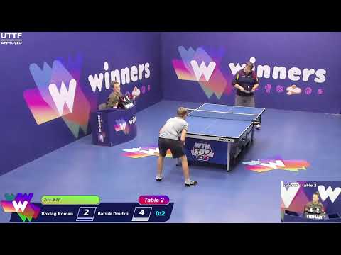 WINners CUP table 2  04.01 Boklag Roman - Batiuk Dmitrii 20:00