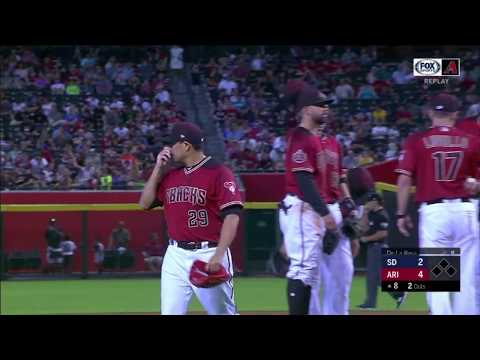 JORGE DE LA ROSA VS PADRES 22 ABRIL 2018