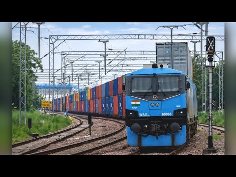 WAG12 WITH DOUBLE STACK CONTAINER - Indian Railways