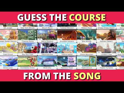 Mario Kart 8 Deluxe Music Quiz! | Guess the Track from the Song - YouTube