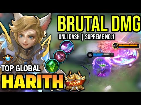 HARITH BEST BUILD 2023 | TOP GLOBAL HARITH GAMEPLAY | MOBILE LEGENDS✓