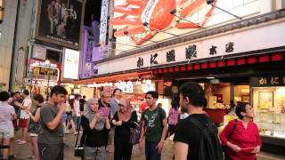 preview picture of video 'Osaka - Walking Tour of Namba & Dotonbori Area'