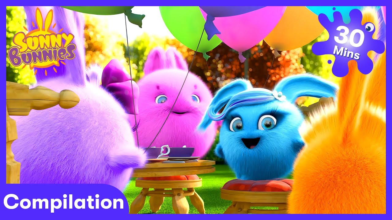 Sunny Bunnies - Flying Birthday Surprise! | Kids Cartoons | WildBrain Rainbow Bridge