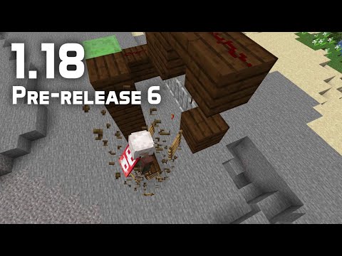 What's New in Minecraft 1.18 Pre-release 6? 5-minute Lag Fix!