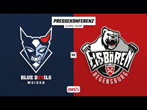 Pressekonferenz 35. Spieltag | Blue Devils Weiden - Eisbären Regensburg