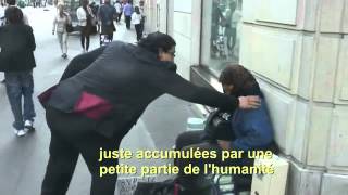 Un Qatari donne 1 million d'euro à une SDF !.mp4