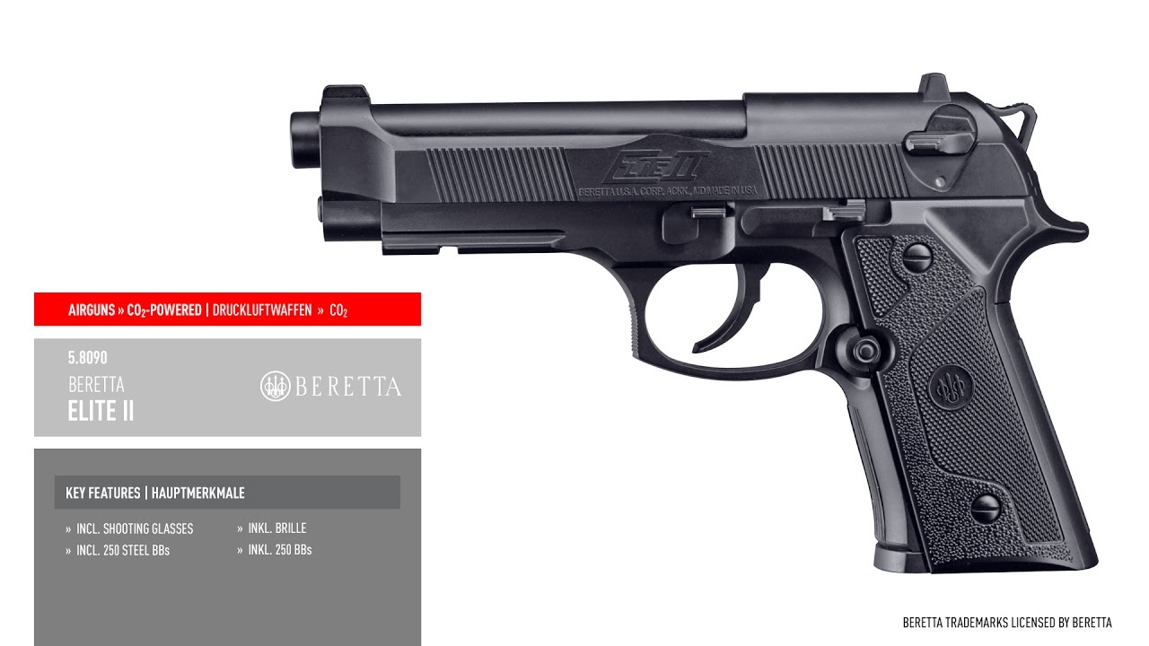Пістолет пневматичний Umarex Beretta Elite 2