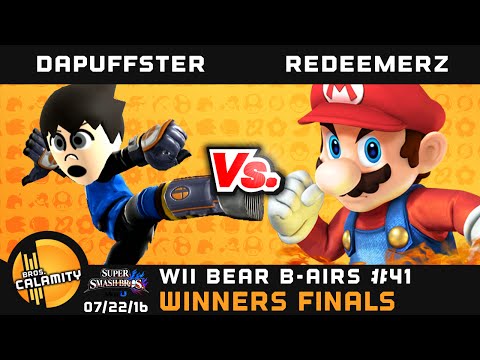 WBB #41   Dapuffster Mii Brawler vs RedeemerZ Mario, ROB   Winners Finals   Smash Wii U