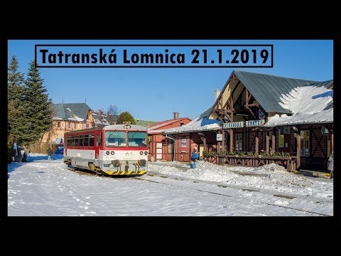 Vlaky Tatranská Lomnica 21.1.2019