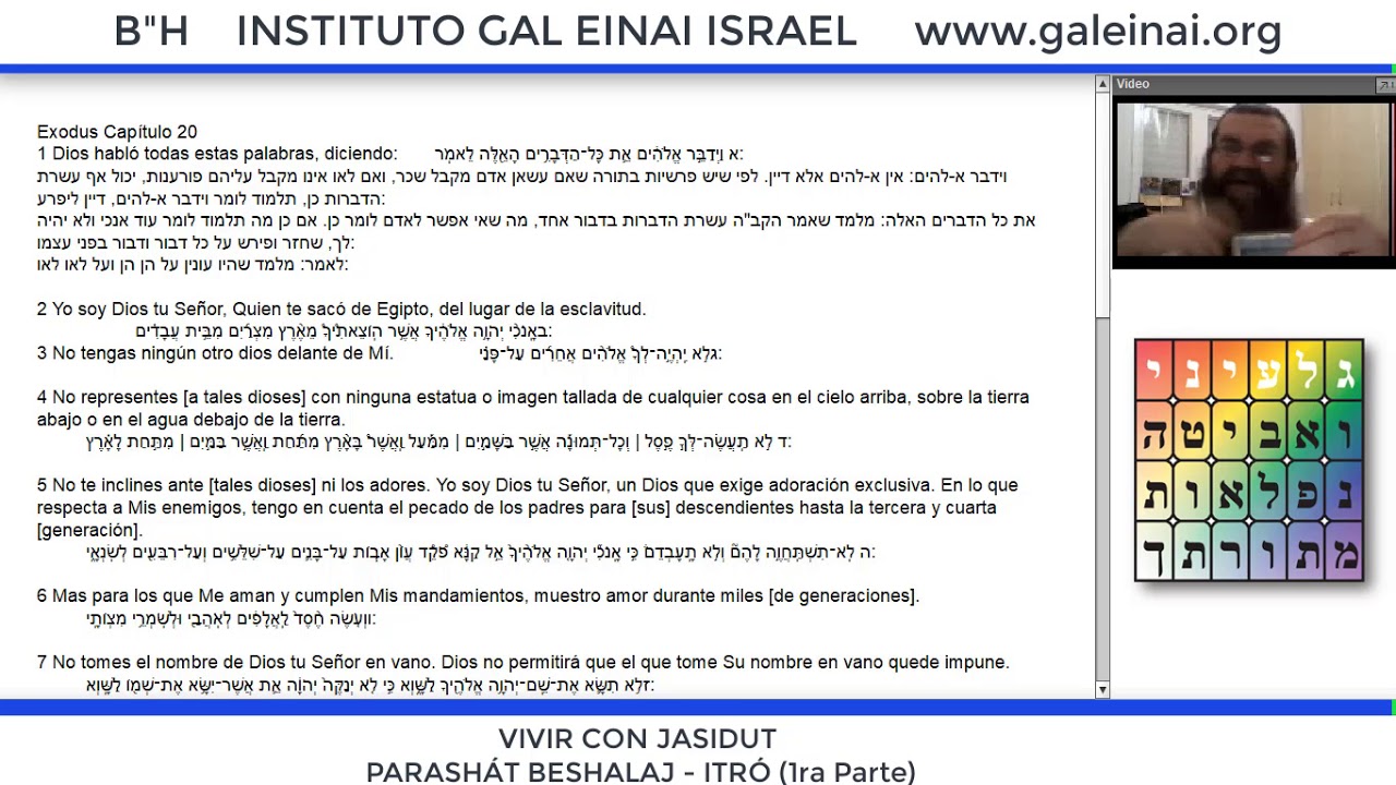 Parashat BESHALAJ - ITRÓ (1ra Parte)