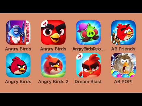 Angry Birds Transformers,Angry Birds Journey,Angry Birds Reloaded,Angry Birds Friends,Rovio Classics