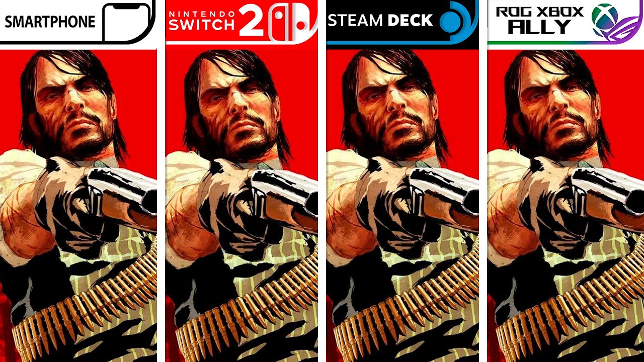 Red Dead Redemption | Switch 2 - Xbox Ally - Steam Deck - Smartphone | Graphics Comparison