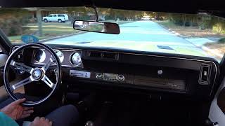 1972 Oldsmobile Cutlass Supreme 442 Convertible Driving Video