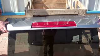 Land Rover Discovery 3 4 Rear Tailgate Brake Light Lamp Removal / Spoiler Fitting LR3 LR4