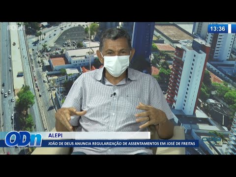 João de Deus anuncia regularização de assentamentos em José de Freitas 27 07 2021