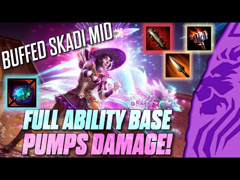BUFFED SKADI MID FULL ABILITY BASE PUMPS DAMAGE!