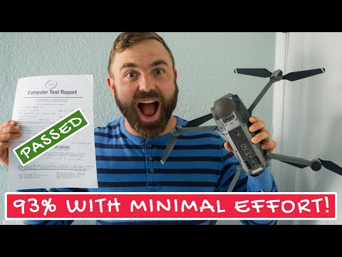 I Passed the FAA Part 107 Drone Test with a 93% + Minimal Effort 🚁 Video