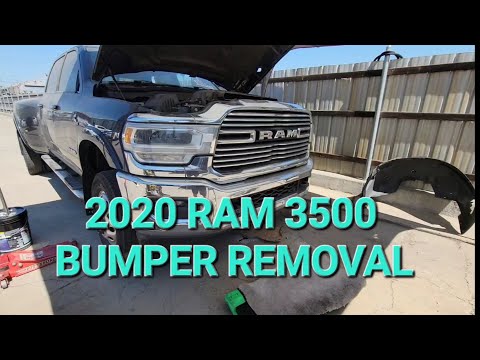 2019-2023 Ram 2500 3500 how to remove front bumper