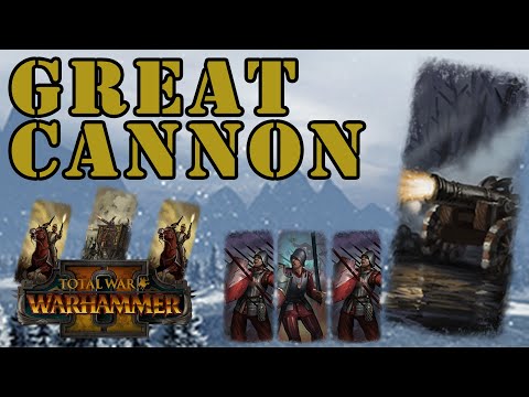 CORE UNIT: Great Cannons - Empire vs High Elves // Total War: Warhammer II Multiplayer Battle