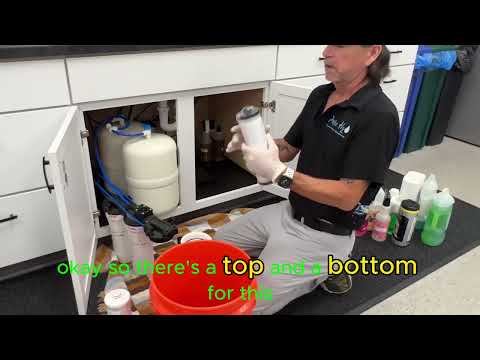 How to change Ultrefiner Reverse Osmosis Pre & Post Filters