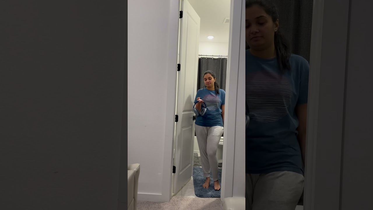 Proof that hubby lives in bathroom 🤣 #telugu #fun #comedy #comedycouple #funny #janani