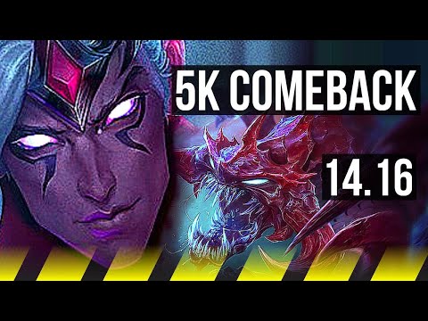 VARUS & Hwei vs CHO'GATH & Soraka (ADC) | 5k comeback, 47k DMG, Dominating | BR Grandmaster | 14.16