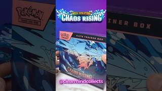I HAD TO TRY IT AGAIN 😂 CHAOS RISING ELITE TRAINER BOX 🔥 #pokemon #pokemontcg #pokemoncards