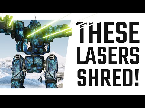 Relentless Laser Fire! 8x Medium X-Pulse Laser Blackjack - Mechwarrior Online The Daily Dose 1506