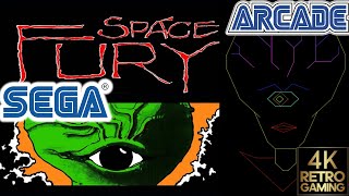 Space Fury Arcade ( Sega 1981 ) 4k Gameplay
