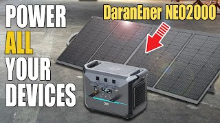 DaranEner NEO2000 Portable Power Station - Power ALL Your Devices For FREE!
