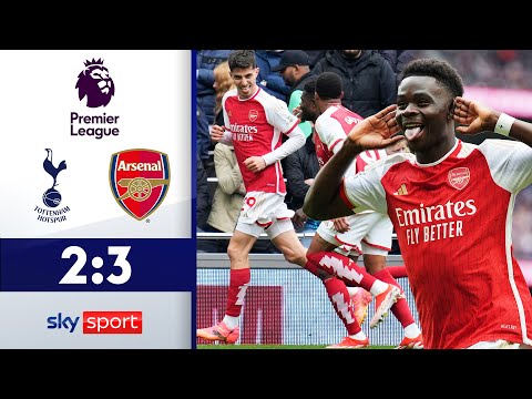 Havertz & Saka führen Gunners zum Derby-Sieg! | Tottenham Hotspur - FC Arsenal | Highlights 2023/24
