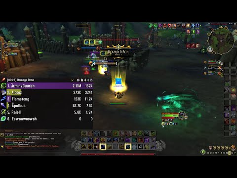 2 Million Deathbolt One Shot in World of Warcraft Dragonflight Arena PvP