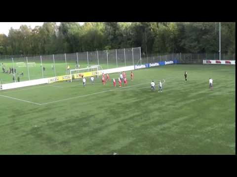 OB U15-spiller med flot frisparksmål