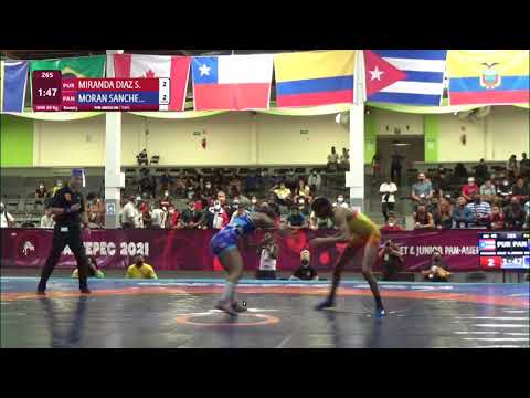 Round 5 WW - 49 kg: S. MIRANDA DIAZ (PUR) v. Y. MORAN SANCHE (PAN)