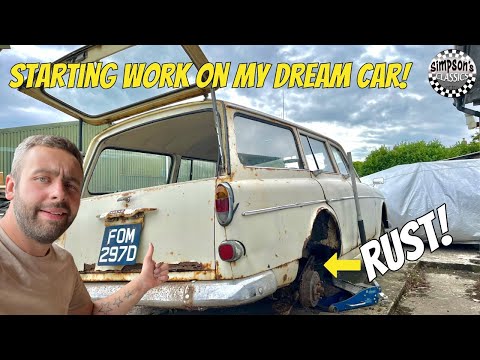 THE RUST REPAIRS BEGIN! Volvo Amazon Estate Restoration