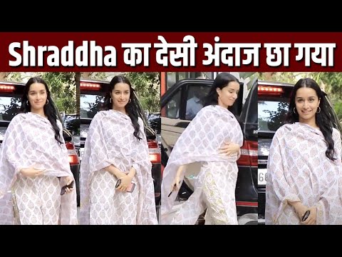 Shraddha Kapoor Looks Beautiful in Traditional Dress | Watch this Video