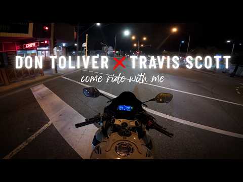 Don Toliver x Travis Scott Late Night Playlist Mix - Come Ride With Me