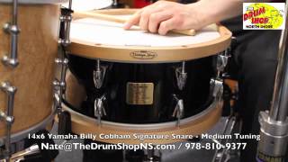 Video thumbnail for Yamaha Billy Cobham Signature Snare 14x6 - The Drum Shop North Shore by Nate Morrison Drums