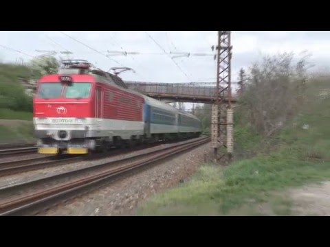 Vlaky: prejazd 350.013 na EC 276 Slovan + luxusný pozdrav