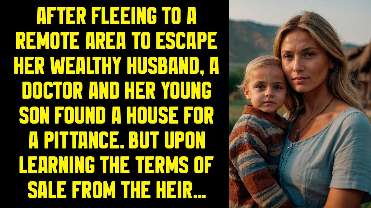 After fleeing to a remote area to escape her wealthy husband, a doctor and her young son found...