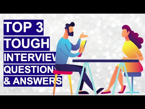 難しい面接の質問TOP3と回答! (TOP 3 Tough Interview Questions and ANSWERS!)