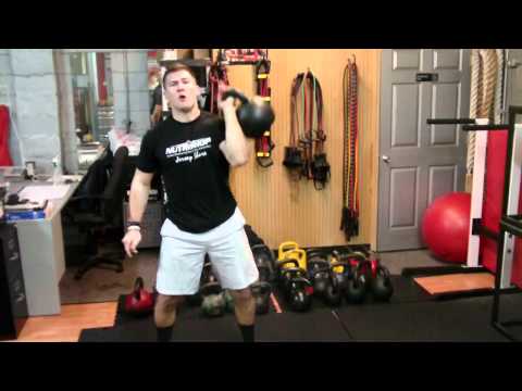 88lb Kettlebell Clean and Press