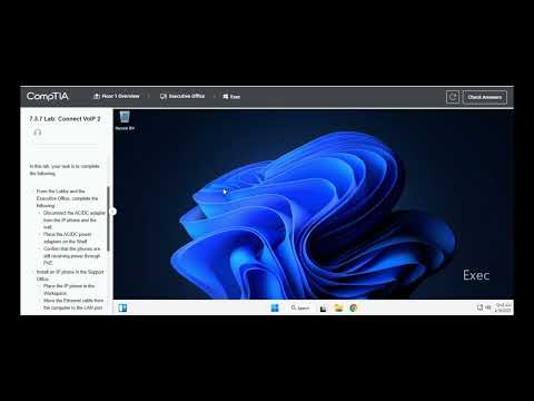 Testout | Network + | 7.3.7 Lab: Connect VoIP 2