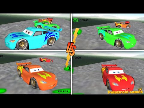 Cars 3 Fabulous McQueen Stunt Jump UnderWater All Cars Unlocked - Ramp Jackson Storm Cruz Ramirez 3D