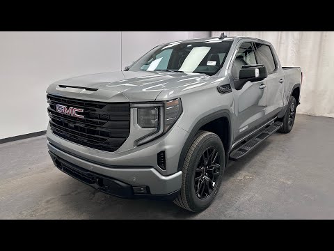 2026 GMC Sierra 1500 Crew Cab Short Box 4-Wheel Drive Elevation in Silver for sale at Davis GMC Buick Lethbridge in Lethbridge, AB