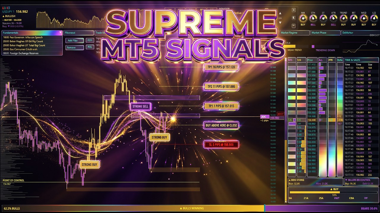 Ultimate MT5 Indicator: Master Volume Profile & POC Breakouts for xauusd futures spy NQ