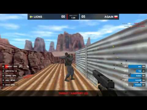 AGAiN vs LIONS map 2 @nuke dreamhack 2011