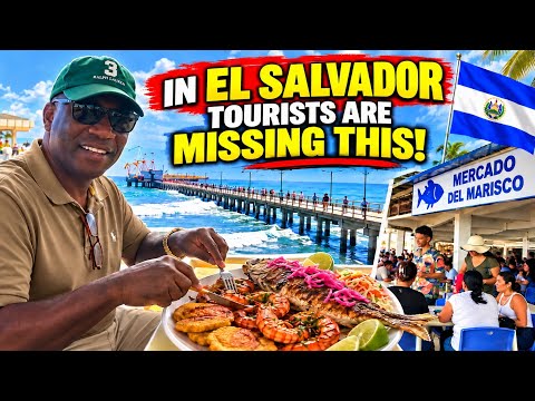 This Is the El Salvador Tourists Are Missing! 🇸🇻 Pier, Fish Market & Seafood!